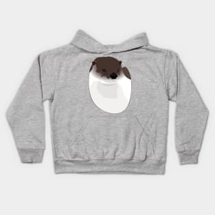 River Otter Head Kids Hoodie